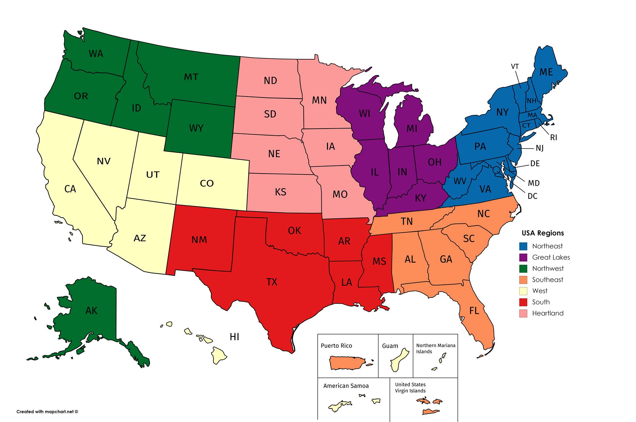 Us regions. Regions of United States. 6 Regions of the USA. 6 Regions in USA